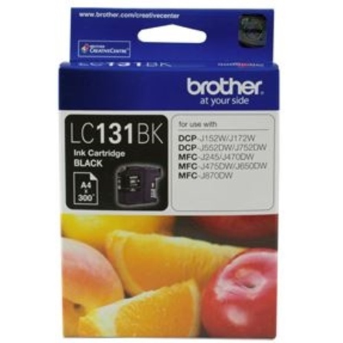 Brother LC131BK Black Ink Cartridge