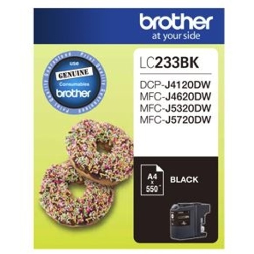 Brother LC233BK Black Ink Cartridge
