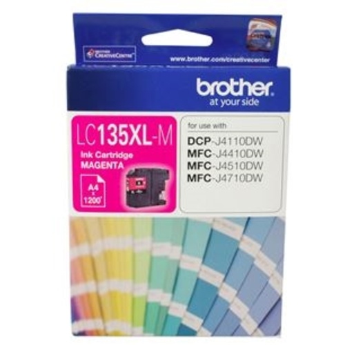 Brother LC135XLM Magenta High Yield Ink Cartridge