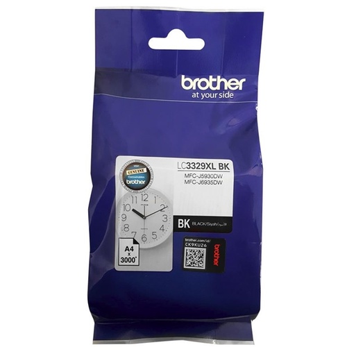 Brother LC3329XLBK Black High Yield Ink Cartridge