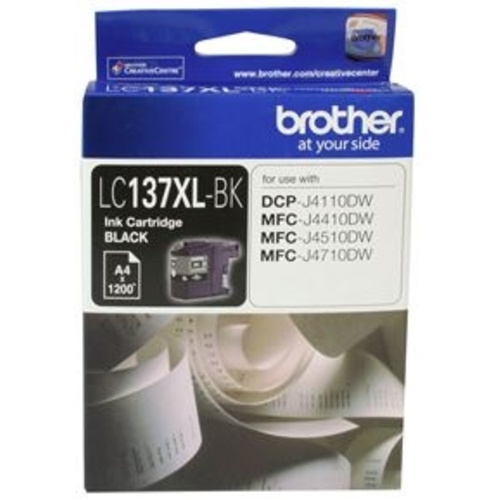 Brother LC137XLBK Black High Yield Ink Cartridge