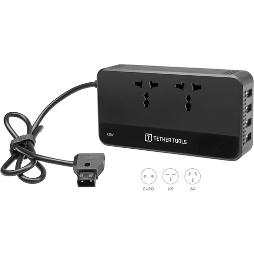 Tether Tools ONsite D-Tap to AC Power Supply (220V)