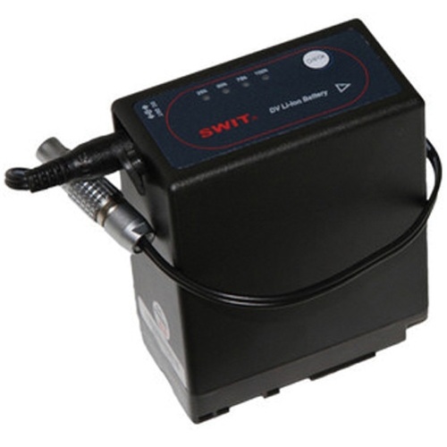 Teradek Sony NP-F970/F770 Battery Pack with 10" Barrel Adapter to 2-Pin Lemo Cable