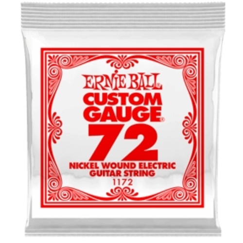 Ernie Ball .072 Nickel Wound Electric Guitar String