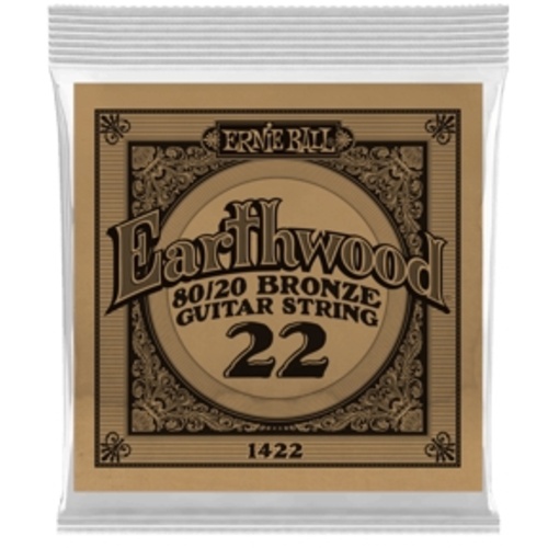Ernie Ball .022 Earthwood 80/20 Bronze Acoustic Guitar String