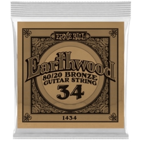 Ernie Ball .034 Earthwood 80/20 Bronze Acoustic Guitar String