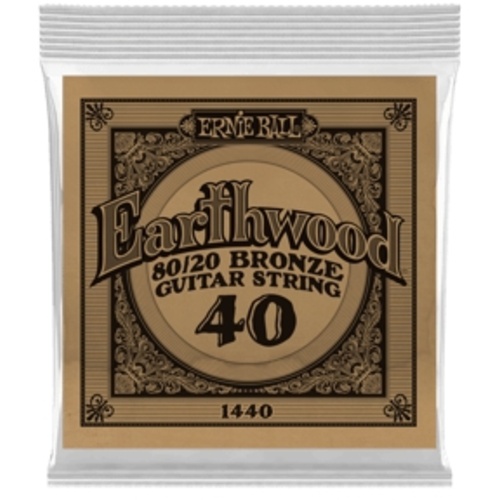 Ernie Ball .040 Earthwood 80/20 Bronze Acoustic Guitar String