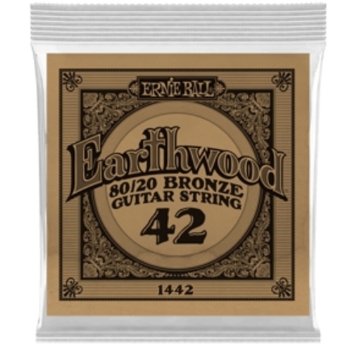 Ernie Ball .042 Earthwood 80/20 Bronze Acoustic Guitar String