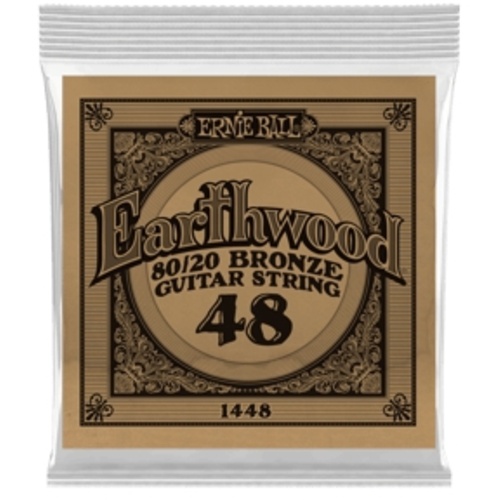 Ernie Ball .048 Earthwood 80/20 Bronze Acoustic Guitar String
