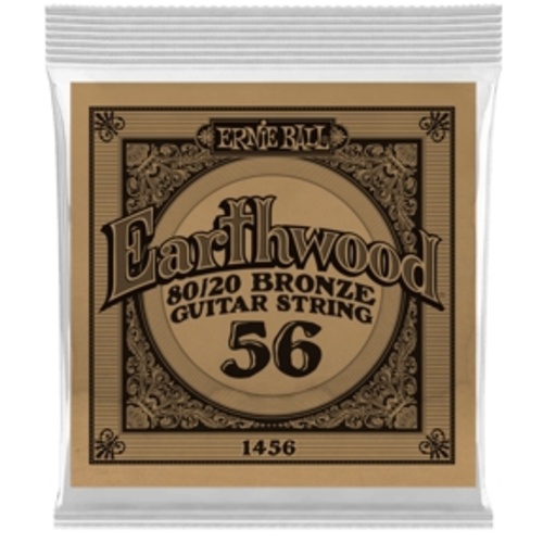 Ernie Ball .056 Earthwood 80/20 Bronze Acoustic Guitar String