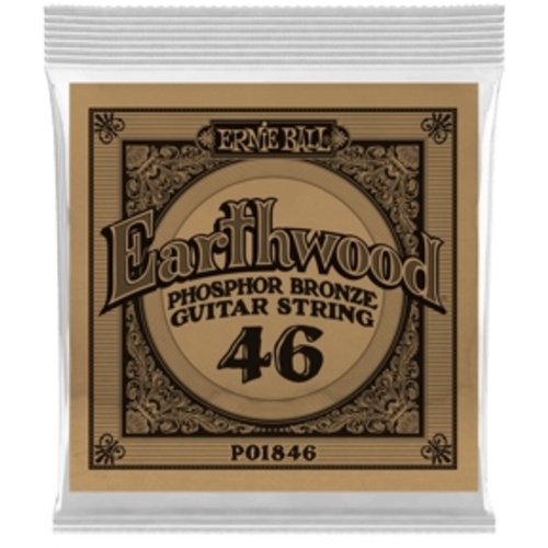 Ernie Ball .046 Earthwood Phosphor Bronze Acoustic Guitar String