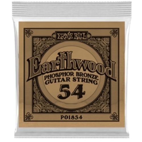 Ernie Ball .054 Earthwood Phosphor Bronze Acoustic Guitar String