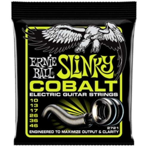 Ernie Ball Regular Slinky Cobalt Electric Guitar Strings - 10-46 Gauge