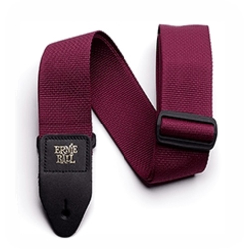 Ernie Ball Burgundy Polypro Guitar Strap