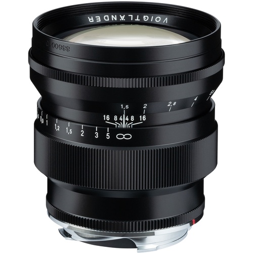 Voigtlander 75mm f/1.5 Nokton Vintage Line Aspherical Lens Black: Leica M