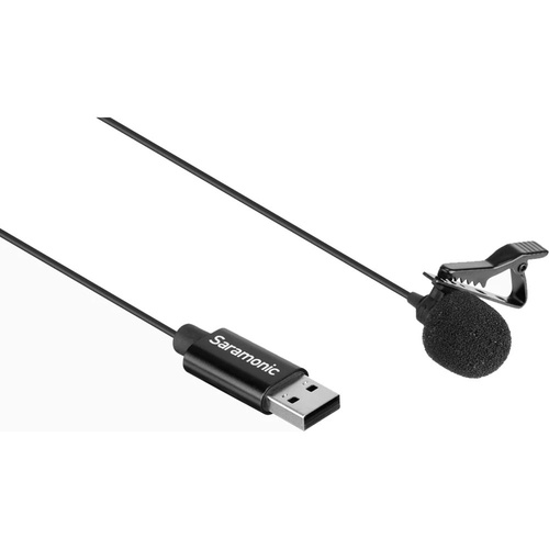 Saramonic SR-ULM10 Compact Clip-On Lav Mic with USB-A Connector for Mac/Windows Computers