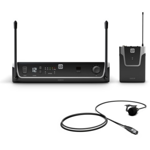 LD Systems Wireless Microphone System with Bodypack and Lavalier Microphone