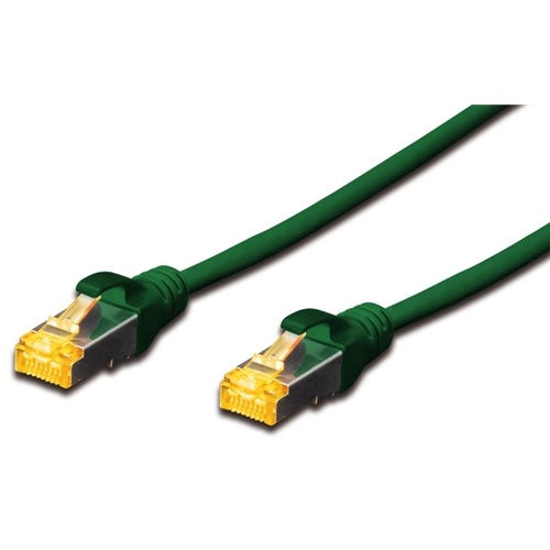 Digitus S-FTP CAT6A Green Patch Lead 1.0m