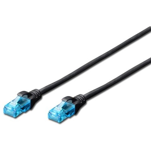 Digitus UTP CAT5e Black Patch Lead 3.0m