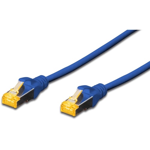 Digitus S-FTP CAT6A Blue Patch Lead 5.0m