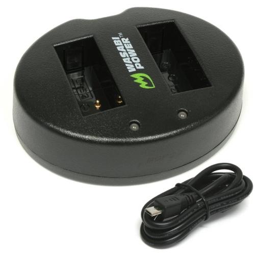 Wasabi Power Dual USB Battery Charger For Canon LP-E12