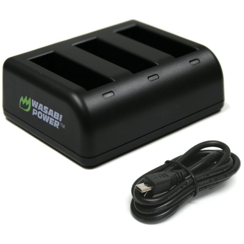Wasabi Power Triple USB Battery Charger for DJI OSMO Action Camera