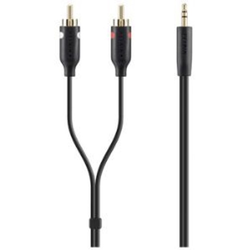 Belkin Mini-phone/RCA Audio Cable (2m, Gold Connector)