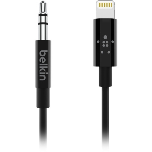Belkin 3.5mm Audio to Lightning Cable (0.9m, Black)