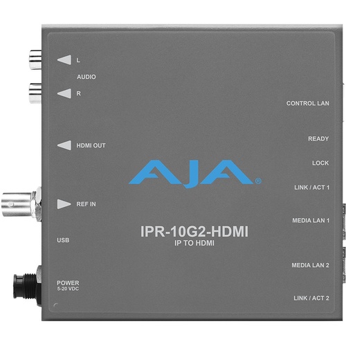AJA SMPTE ST 2110 IP to HDMI Mini-Converter