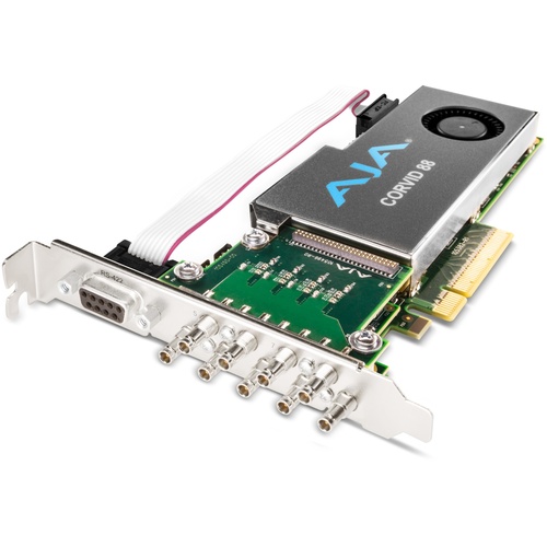 AJA CORVID CRV88-9-T-NC1 Standard-Profile 8-Lane PCIe 2.0 Card, 8-In/8-Out