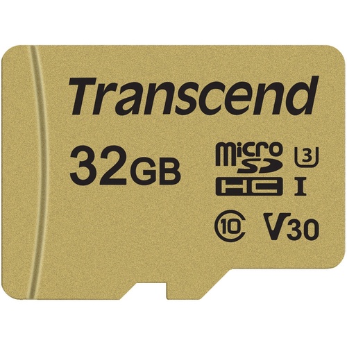 Transcend 32GB 500S UHS-I microSDHC Memory Card