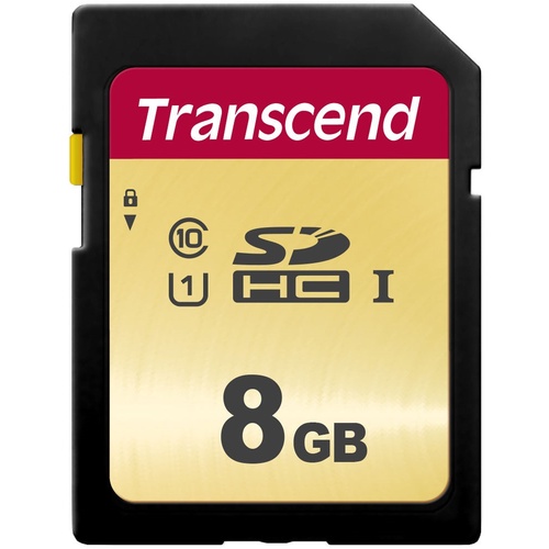 Transcend 8GB 500S UHS-I SDHC Memory Card