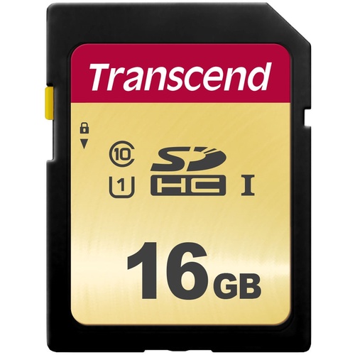 Transcend 16GB 500S UHS-I SDHC Memory Card