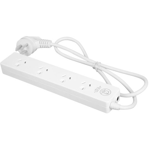 DYNAMIX 4-way Power Board 2x Ports Are Double Spaced 0.9m Power Cord