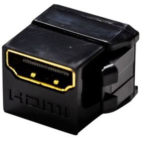 DYNAMIX HDMI 2.0 Mini Coupler 19.2mm Gold-Plated Black