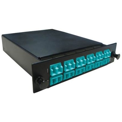 DYNAMIX MPO OM3/4 12 Port LC Duplex Multimode 24 Fibre Cassette