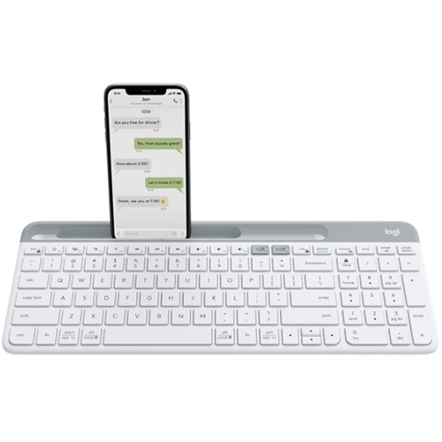 Logitech K580 Multi-Device Wireless Keyboard (White)