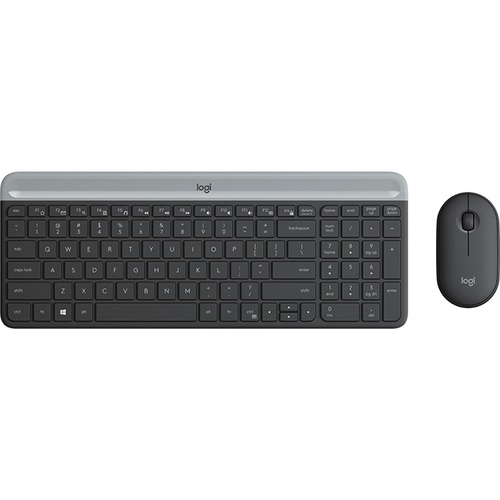 Logitech MK470 Slim Wireless Desktop Kit (Black)