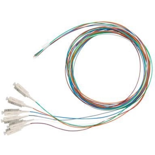 DYNAMIX 2M LC Pigtail OM3 12x Pack Colour Coded