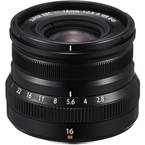 Fujifilm XF 16mm f/2.8 R WR Lens (Black)