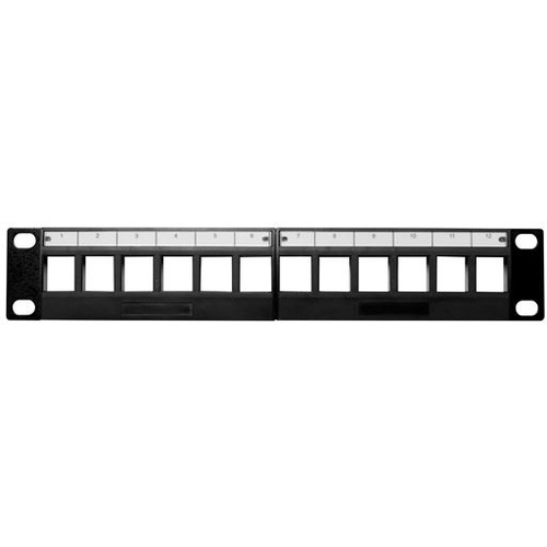 DYNAMIX 10' 12 Port Unloaded Keystone Panel