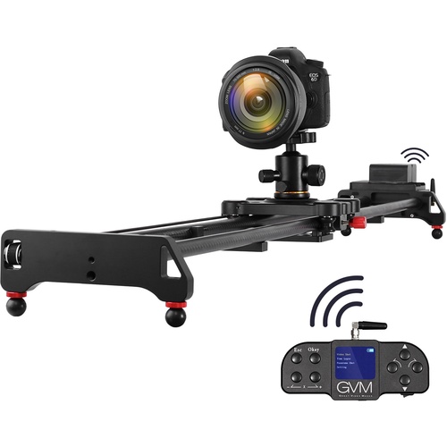 GVM Wireless Carbon Fibre Motorised Camera Slider (1.19m) with Bluetooth Remote