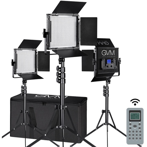 GVM Bi-Colour LED 3-Panel Kit (34cm)