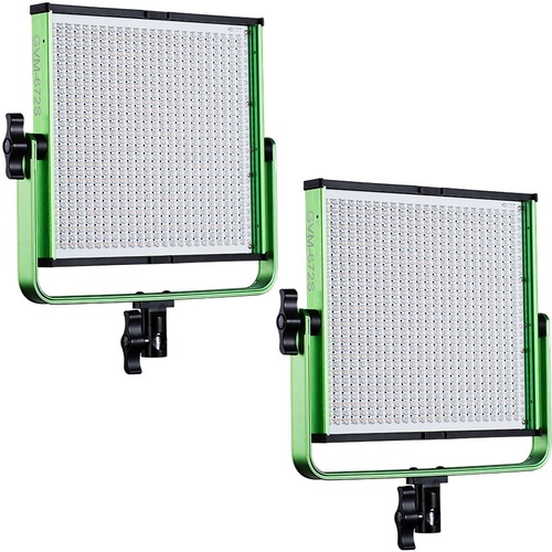 GVM Bi-Colour LED Video 2-Light Kit (Green, 34cm)