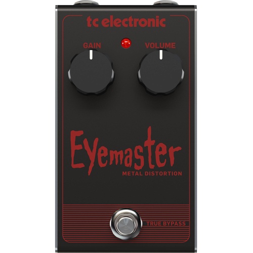 TC Electronic Eyemaster Metal Distortion Pedal for Electric Guitar