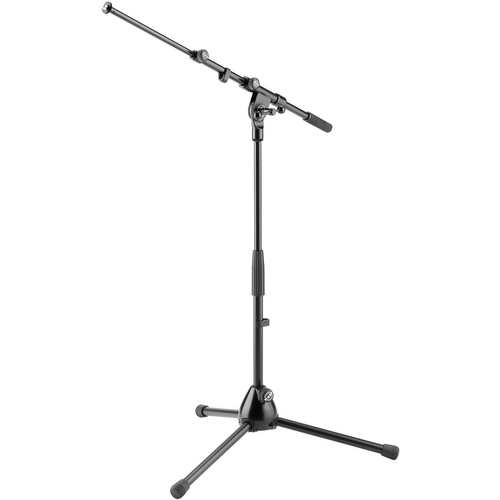 K&M 259 Low Tripod Microphone Stand with Boom Arm (5/8" Thread)