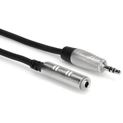 Hosa 3.5mm TRS Male to 3.5mm TRS Female Pro Headphone Extension Cable (7.6m)