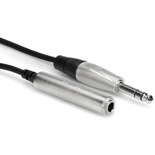 Hosa 6.5mm TRS Female to 6.5mm TRS Male Pro Headphone Extension Cable (3m)