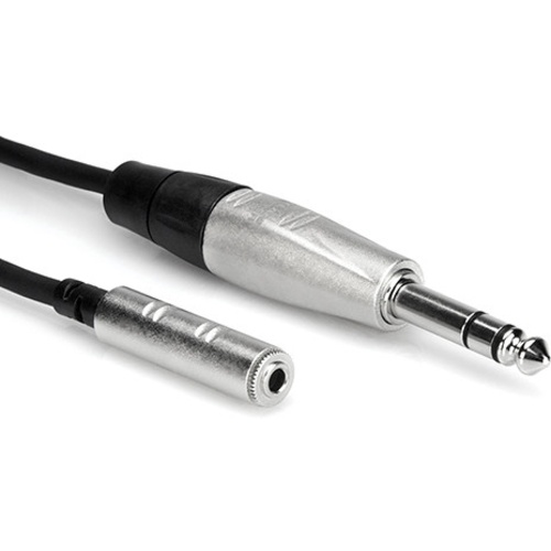 Hosa 3.5mm TRS Female to 6.5mm TRS Male Headphone Adapter Cable (7.6m)