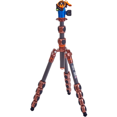 3 Legged Thing Leo 2.0 Tripod Kit with AirHed Pro Lever Ball Head (Bronze and Blue)